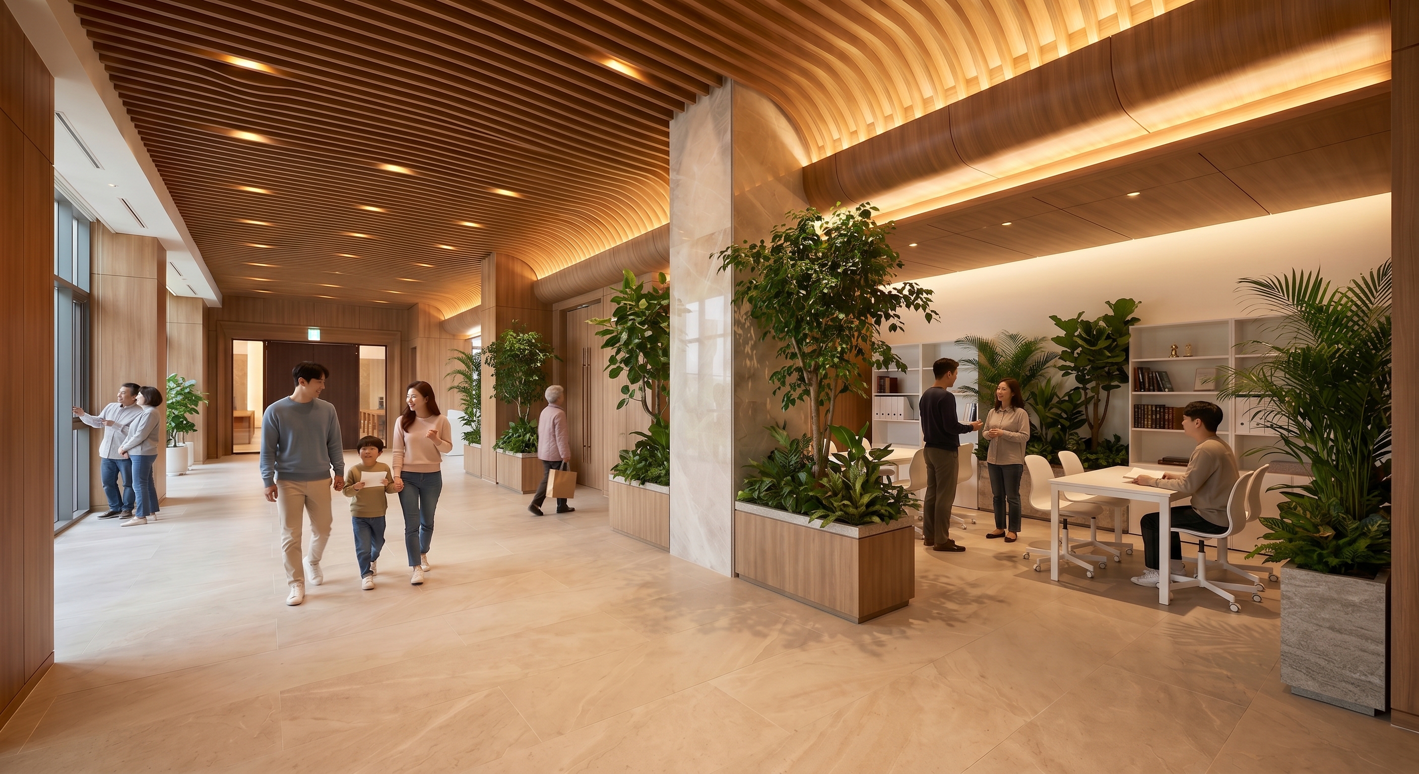 BB Church Lobby Interior ,Suwon